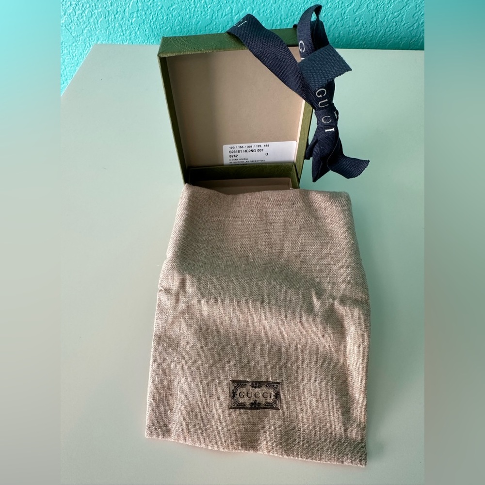 Empty Gucci Keychain Box With Duster Bag And Ribb… - image 3